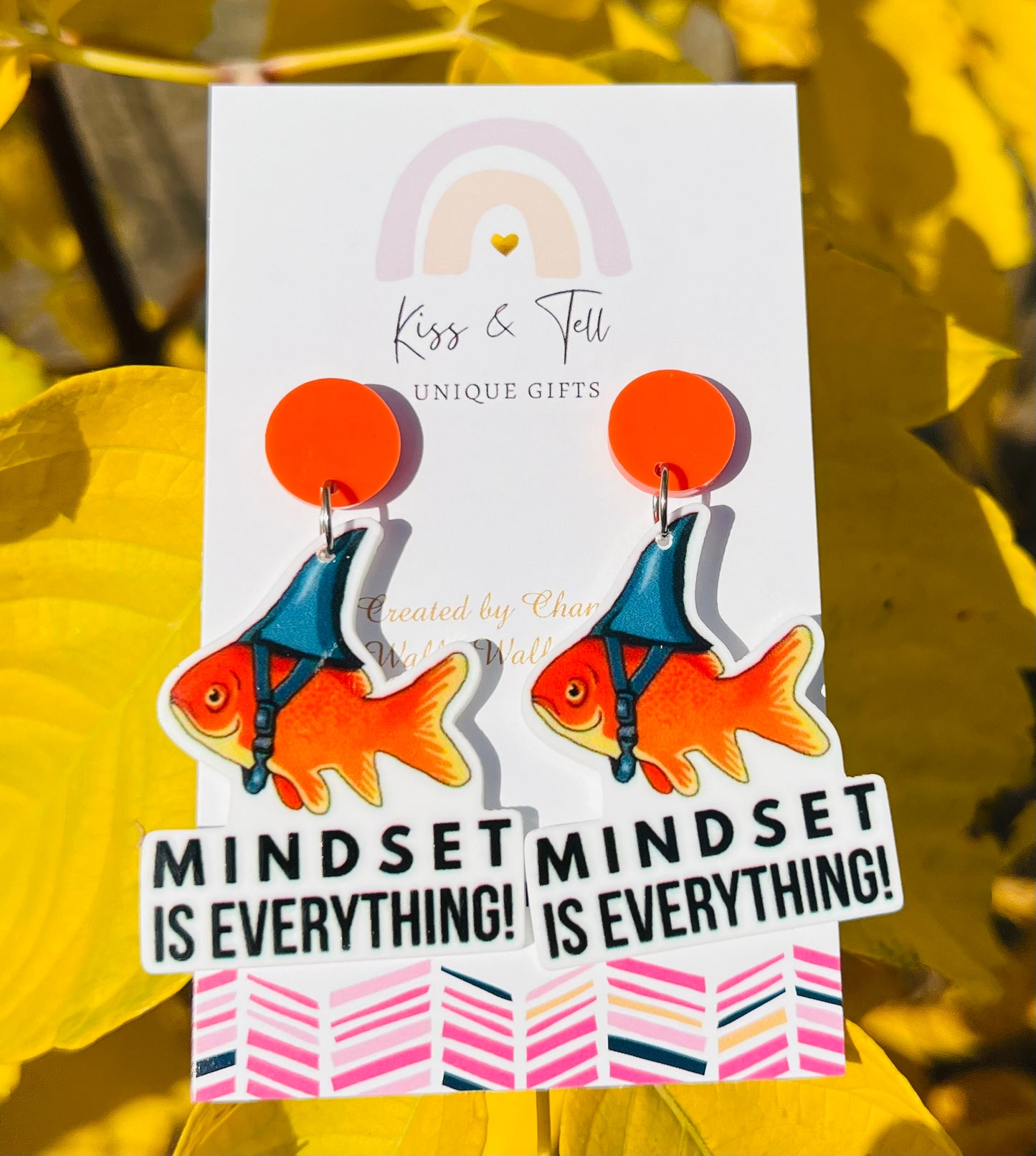 Confident Goldfish Dangle Earrings