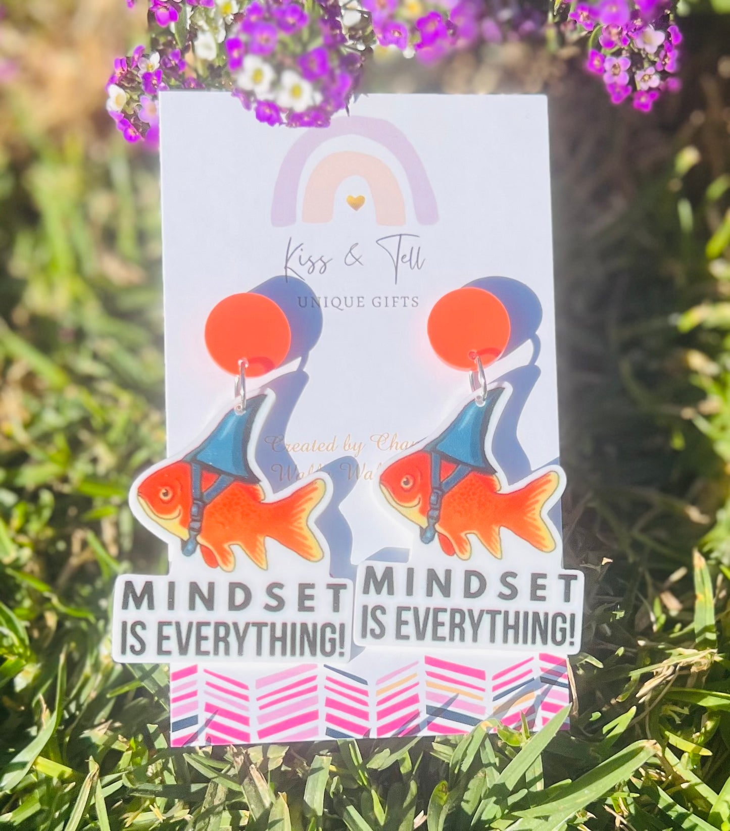 Confident Goldfish Dangle Earrings