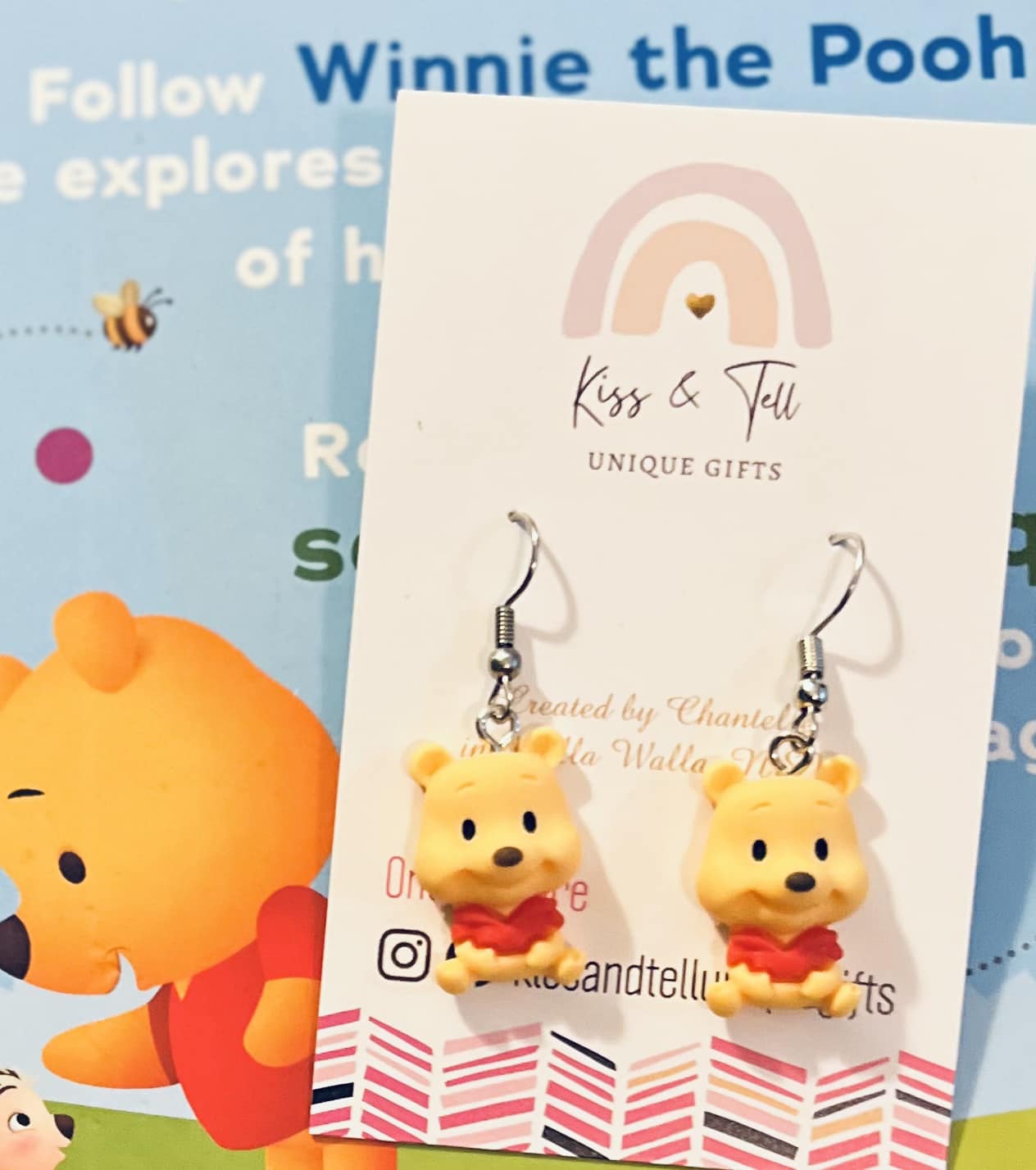 Winnie & Piglet Dangle Earrings