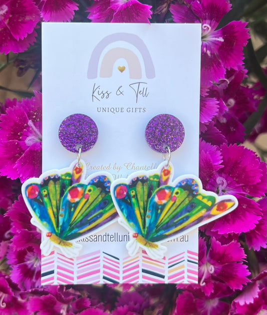 The Beautiful Butterfly Dangle Earrings