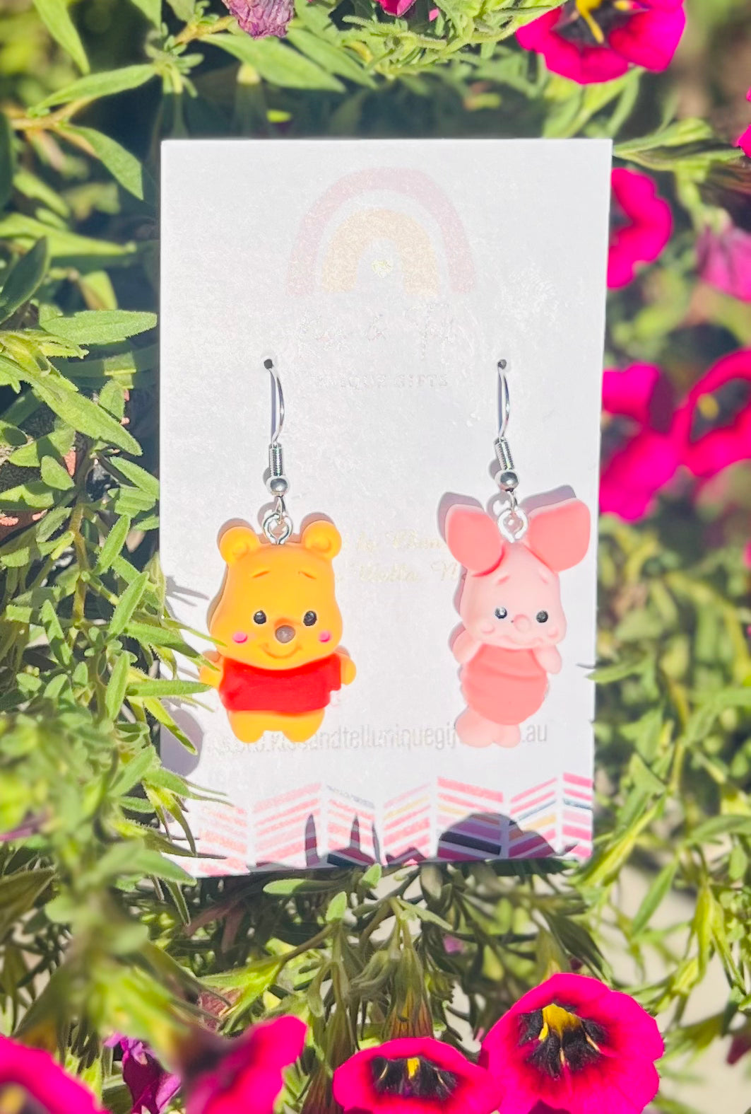Winnie & Piglet Dangle Earrings