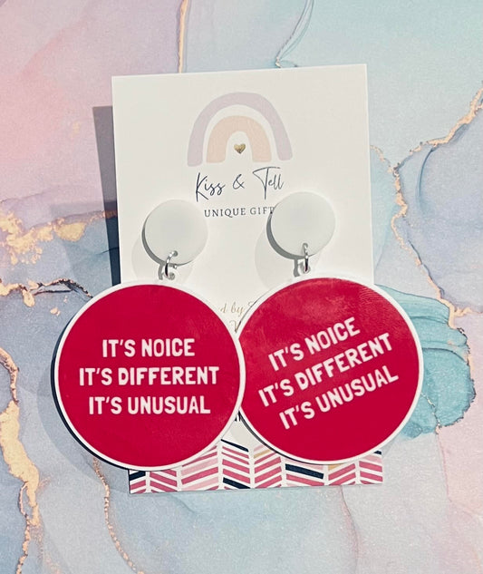 Kath & Kim Quote Earrings